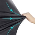 thumbnail image 3 of Kalauyu Mens Long Sleeve Half Zip Compression Athletic Elastic Tight T Shirts Quick Dry Moisture Wicking Gym Sport Fitted Tops, 3 of 8