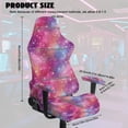 thumbnail image 7 of Pzuqiu Starlight Computer Game Chair Cover Easy to Install Backrest and Armrest Protector Slipcovers 4Pcs Leopard-Print Gaming Chair Covers Set for Home, Shop, Office, 7 of 7