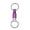 Purple color, variant on Yammee Pull Apart Keychain Separable Key Rings Keys Management Solution Practical