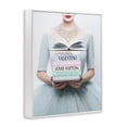 thumbnail image 3 of Stupell Industries Art Deco Woman with Glam Books White Framed Giclee Art, 24 x 30, by Amanda Greenwood, 3 of 8