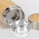 thumbnail image 3 of 4 infusores de té reutilizables de acero inoxidable para hojas sueltas, de metal, coladores y filtros (M), 3 of 6