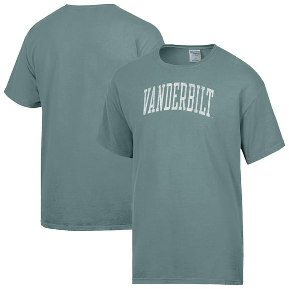 Men's-ComfortWash  Green Vanderbilt Commodores Distressed Arch T-Shirt