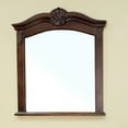 thumbnail image 2 of Bellaterra Home Solid wood frame mirror-walnut, 2 of 6