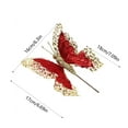 thumbnail image 3 of Diceymbol Hollow Butterfly Christmas Tree Decor, 9.84" Handmade DIY Accessory, 1PC, 3 of 6