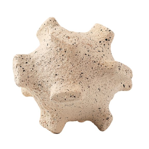harayaa Stone Ornament Abstract Sculpture Minimalist Sculpture Speckled Sandstone Finish Modern Tabletop Art for Contemporary Spaces