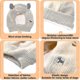 thumbnail image 3 of 2 piezas Gorros de punto LANNMXG Orejas silenciosas para mascotas Orejeras cálidas para perros Protección auditiva, 3 of 5