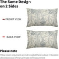 thumbnail image 4 of Dusty Blue Leaf Plant Lumbar Pillow Covers 12X20 Inch Herbs Botanical Fern Vintage Leaves Floral Decorative Pillow Cases Set of 2 Throw Pillows Farmhouse Home Decor For Sofa Couch Cushion Outdoor, 4 of 6