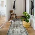 thumbnail image 5 of CAMILSON Machine Washable Rug Distressed Vintage Area Rugs Stain and Water Resistant Traditional Bohemian Indoor Carpet (2x7 2007-Olive), 5 of 8