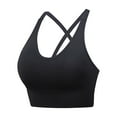 thumbnail image 3 of Baberdicy Sports Bra Women's Solid Color Seamless Thin Belt Thin Elastic Casual Bottom Bra Yoga Underwear, 3 of 3