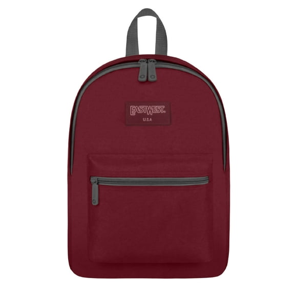 Contrast Backpack - Burgundy