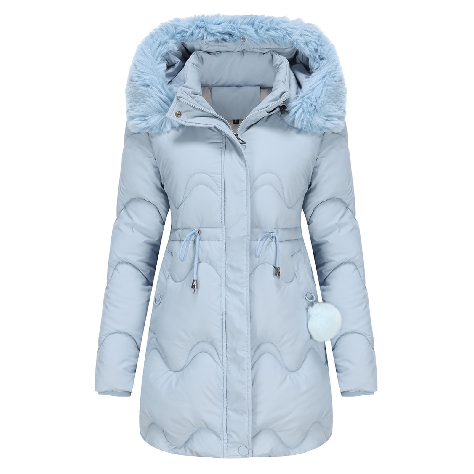 Jacket Hellblauer Parka Damen Puffer Hellblaue Parka Jsaierl
