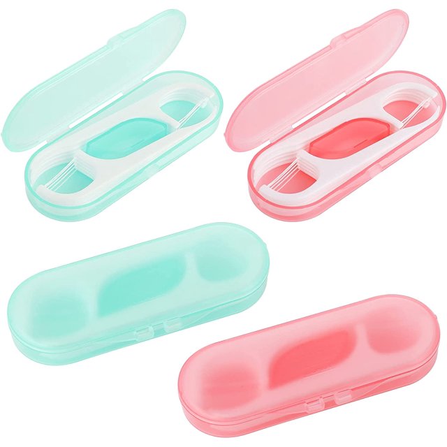 Flosser Travel Case 4 Pack - 40 palillos de dientes profesionales para el hogar, hotel, viajes, mujeres y hombres Sincero Electrónica