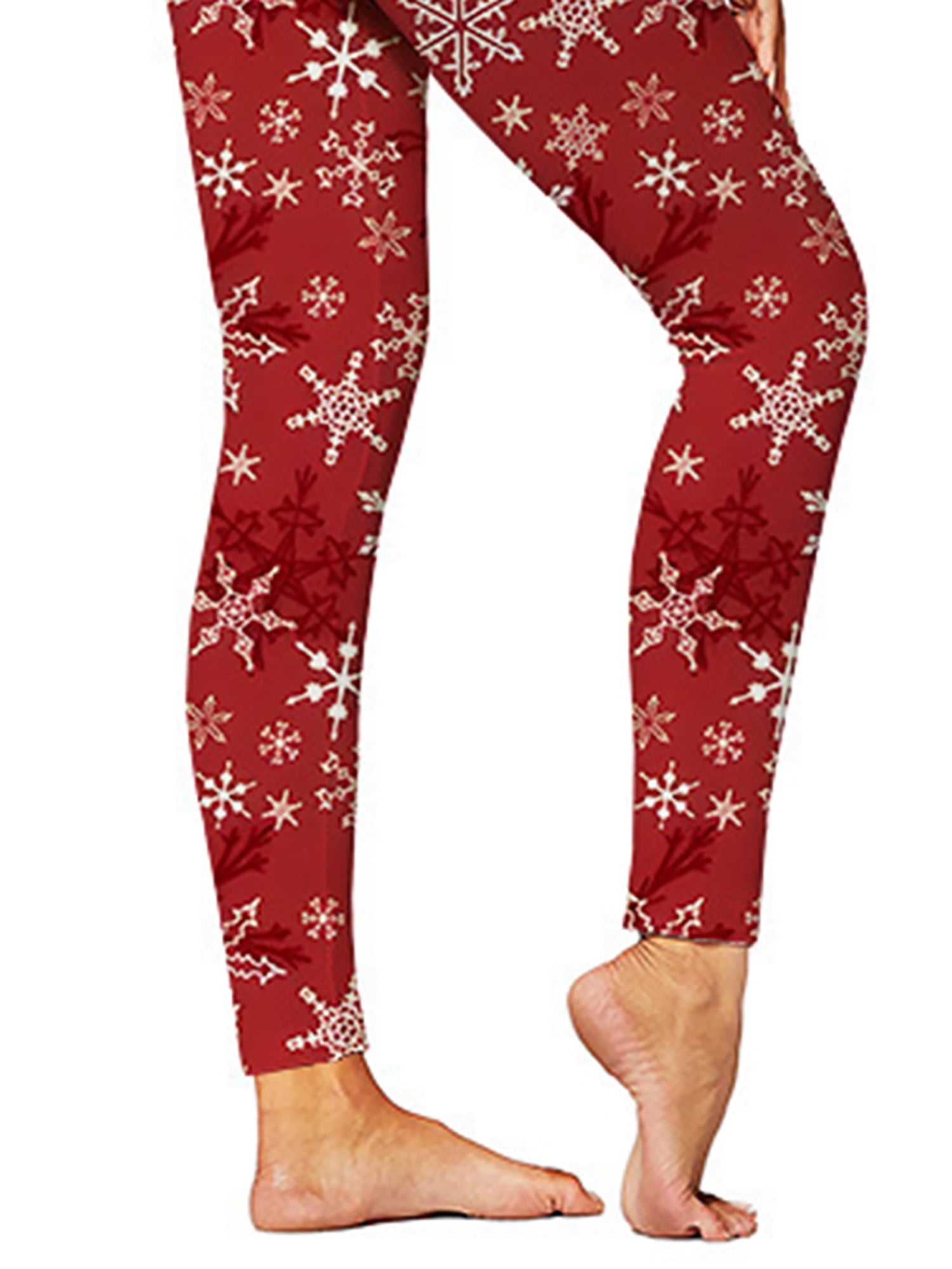 LAPA Womens Christmas Workout Leggings Holiday Fun Digital Printed