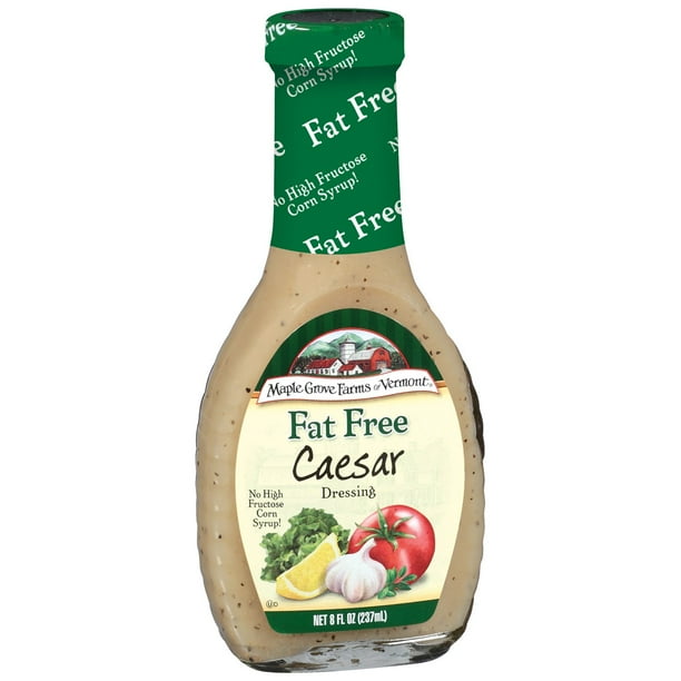 Maple Grove Fat Free Caesar Salad Dressing, 8 Oz