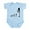Sky Blue, variant on CafePress - Rock Climbing Infant Bodysuit - Baby Light Bodysuit, Size Newborn - 24 Months