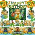 thumbnail image 2 of Decoración para fiesta de cumpleaños de El Rey León de Disney, vajilla de Simba, mantel, fondo, vaso de papel, plato, globo, suministros para baby shower, 2 of 4