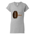 thumbnail image 2 of Wild Bobby Football Fingerprint It's in My DNA Sports Women Standard V-Neck Tee, 2 of 6