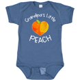 thumbnail image 3 of Inktastic Grandpa's Little Peach Cute Peach Heart Boys or Girls Baby Bodysuit, 3 of 5