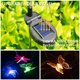 thumbnail image 5 of Luces solares para jardín, paquete de 3 luces solares en forma de mariposa para exteriores de Navidad, 5 of 5