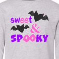 thumbnail image 4 of Inktastic Sweet and Spooky Cute Heart Bats Long Sleeve Youth T-Shirt, 4 of 5