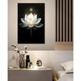 thumbnail image 2 of Zen Canvas Wall Art Spa Stones Picture Wall Decor Framed Meditation & Calm Painting Minimalist Prints Spiritual Room Living Room Bathroom Ready to Hang, 2 of 6