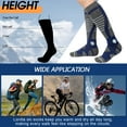 thumbnail image 5 of Loritta Women Merino Wool Ski Socks for Women 2 Pairs,Size 10-13, 5 of 6
