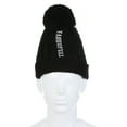 thumbnail image 4 of Dyfzdhu 2Pcs Scarf Hat Set Women Winter Warm Solid Pompoms Knitted Soft Caps Scarves Black, 4 of 9