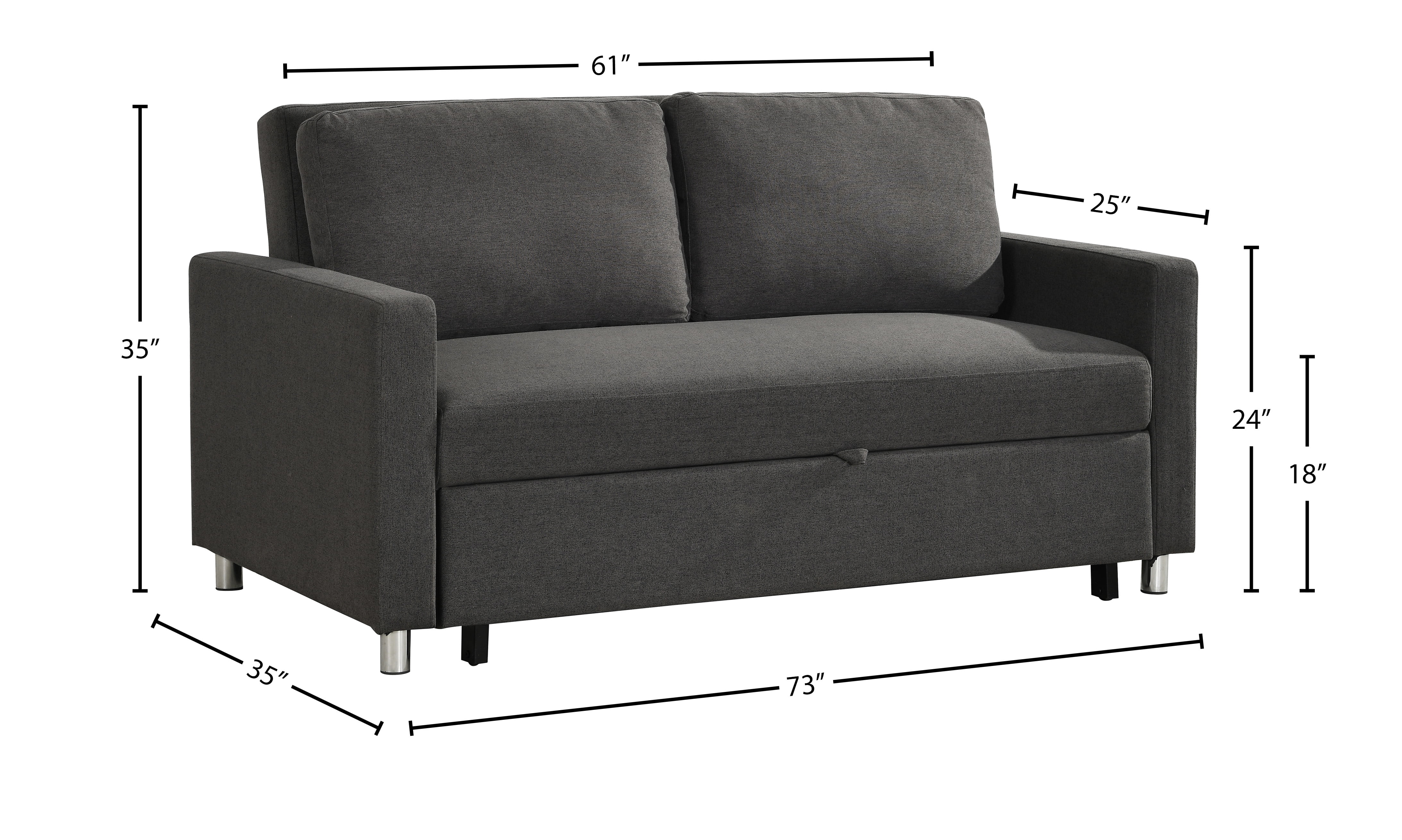 Inca Memory Foam Sleeper Sofa Walmart Canada