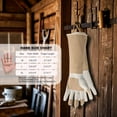 thumbnail image 2 of ZDM Gardening Gloves Men & Women Long Cowhide Leather Rose Pruning Gloves Breathable & Durable Heavy Duty (L), 2 of 6