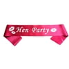 Unik Occasions Bachelorette Party "Hen Party" Sash - Hot Pink