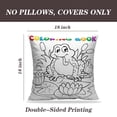 thumbnail image 2 of LALILO Throw Pillow Covers Colorful Beautiful Jungle Trees And Cushion Cover 18" x 18", 2 Pack, 2 of 6