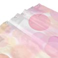 thumbnail image 4 of YFYANG Waterproof Bathroom Shower Curtain, Pink Circle Pattern Shower Curtain Set with Hooks, Home Bathroom Tub Decor - 72 "x72", Plastic Hooks, 4 of 6