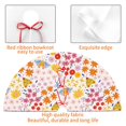 thumbnail image 4 of Yiaed Colorful Floral Print Christmas Tree Skirt , Tree SkirtsTree Mat for Christmas Winter Holiday Indoor Decorations-36", 4 of 7