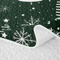 thumbnail image 5 of Manfei Christmas Winter Holiday Quilt Full,Farmhouse Santa Claus Full Bedspread Sets,3-Piece,1 Coverlet and 2 Pillowcases, 5 of 7