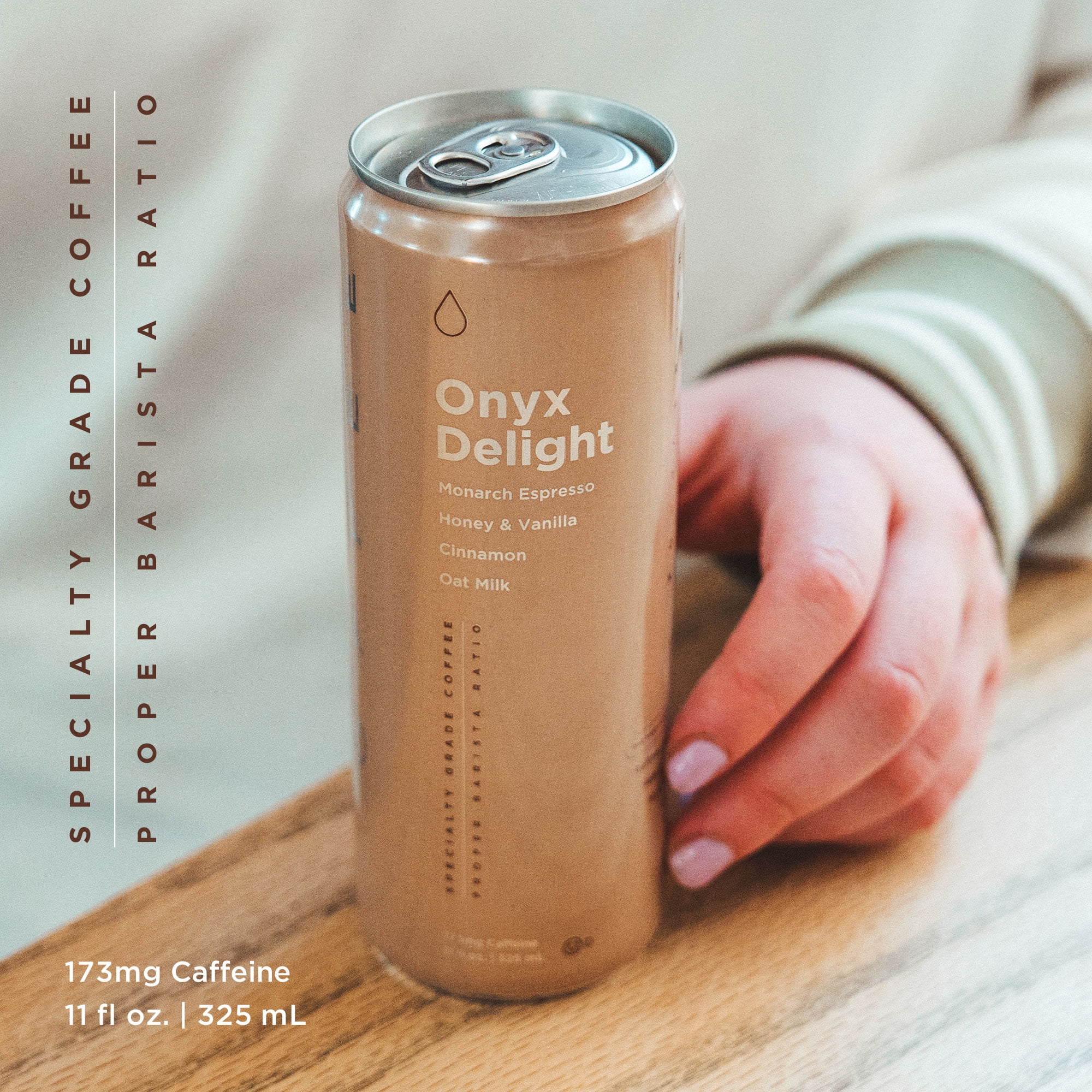 (2 pack) Onyx Coffee Lab Delight Oat Milk Latte, 11 fl oz Can
