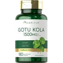 Gotu Kola Capsules | 1500mg | 180 Count | by Carlyle