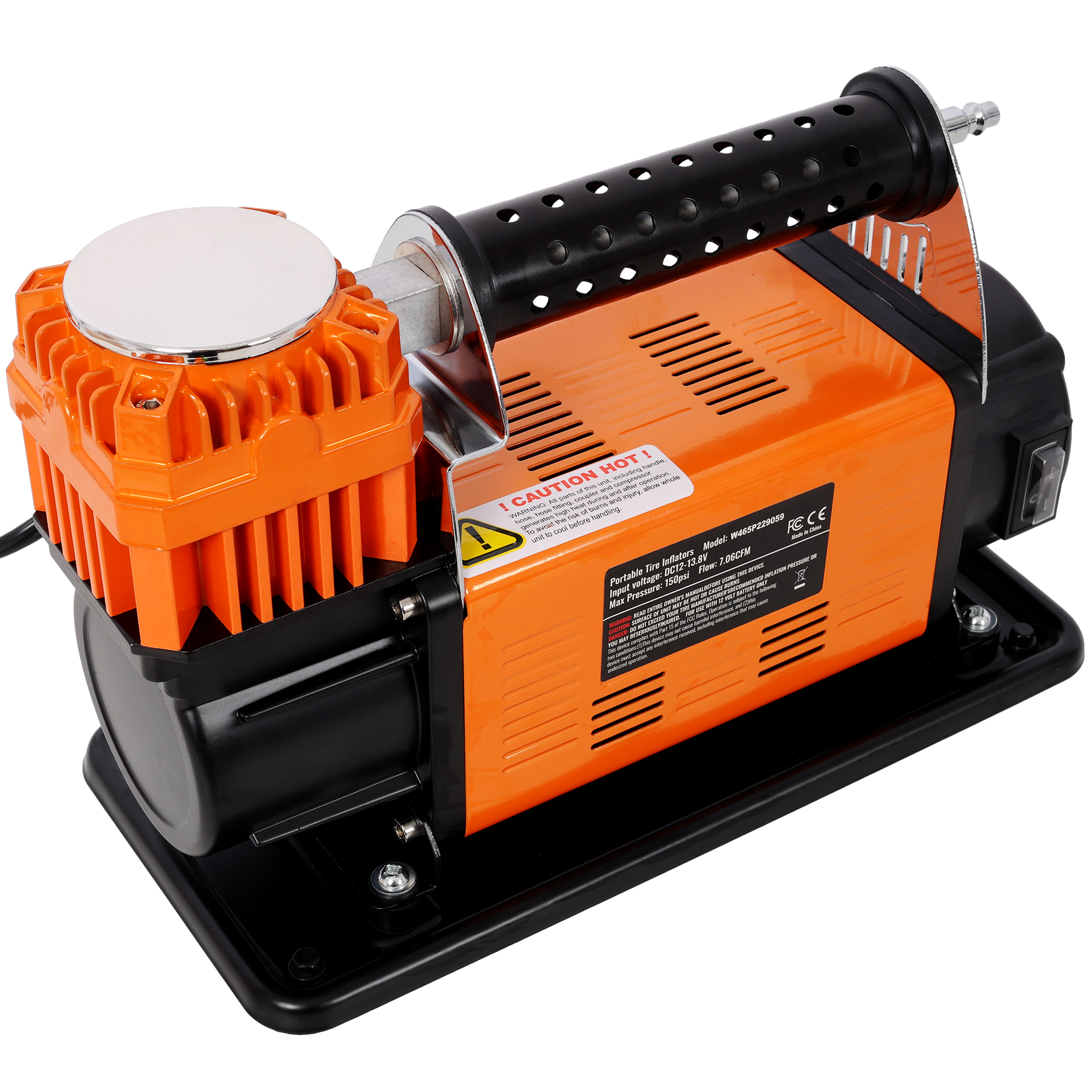 12V Heavy Duty Air Compressor, 150 PSI for Cars & Trucks