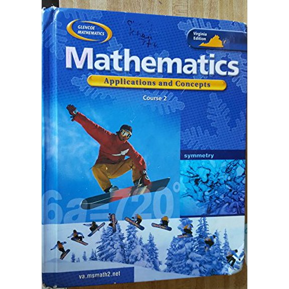 Pre-Owned Mathematics: Applications and Concepts, Course 2 (Virginia Edition) (Hardcover) 0078668425 9780078668425