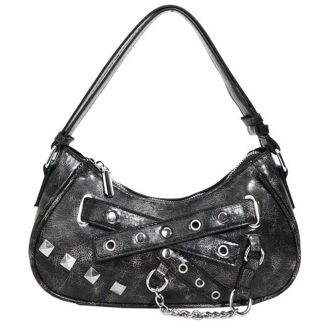 Cool Girl Underarm Bag Retro Axila Monedero Tote Bolso Mujeres Y2K PU Cuero Niñas Al Aire Libre Diaria