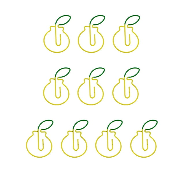 Yhmxh Fournitures de Bureau, Fournitures Scolaires, Fournitures de Rentrée Mignonnes Clips en Papier Colorés-Pages Marque-Pages 10 Dossiers Marque-Pages Clips en Papier