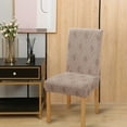 thumbnail image 4 of Steadline Premium Jacquard Dining Chair Cover - Elastic Full Coverage Slipcover for Kitchen and Dining Room - Non-Slip Stretchable Chair Protector - Washable Home Textile, 4 of 7