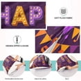thumbnail image 5 of GZHJMY Halloween Trick Or Treat Party Pillowcase Plush Pillowcase for Hair and Skin, Soft Standard Size Pillow Cases Zippered Queen Pillow Case Set of 1-20x40in Home Decor, 5 of 7