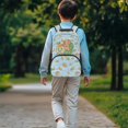 thumbnail image 3 of Garronmavis Cute Capybara Turtle Print 17-inch Kids School Backpack, Large Capacity Bookbag with Adjustable Shoulder Straps, Suitable for Boys Girls Daily School Travel Back-to-School Gifting, 3 of 8