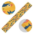 thumbnail image 5 of Yayeee Table Runner 90 inches Long Home Kitchen Dinning Party Decoration, Yellow Sardines Pattern, 5 of 7