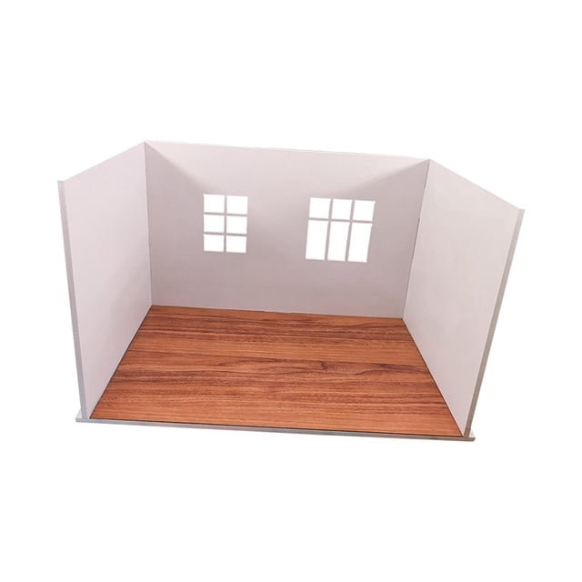 Mini Adorno de Pared con Ventana para Casas de Muñecas - Diseño Exclusivo