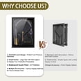 thumbnail image 4 of Large Black Graduation Shadow Box Frame, Wall Mounted Lockable Keepsake Display Case with UV-Protective Acrylic Door, Holds Cap, Gown, Diploma, Tassel, Medals & All Graduation Memorabilia, 4 of 7