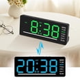 thumbnail image 4 of YIGSECU LED Clock Integrating Time Temperature And Date Display For Living Room Decors, 4 of 8