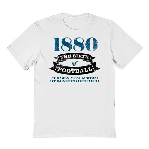 Duke & Sons Man City Graphic White Men's Cotton T-Shirt