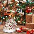 thumbnail image 6 of Haiem Cartoon Mushrooms Pattern Santa Hat Confortable Velvet Christmas Hat for Christmas Party Favors Fit for Adults and Kids, 6 of 6