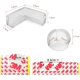 thumbnail image 3 of Protección para Esquinas de Mesa para Bebés, 24 Piezas Protectores de Esquinas Infantiles Transparentes, Protector de Esquinas de Seguridad para Bebés con Adhesivo Reforzado, 3 of 5
